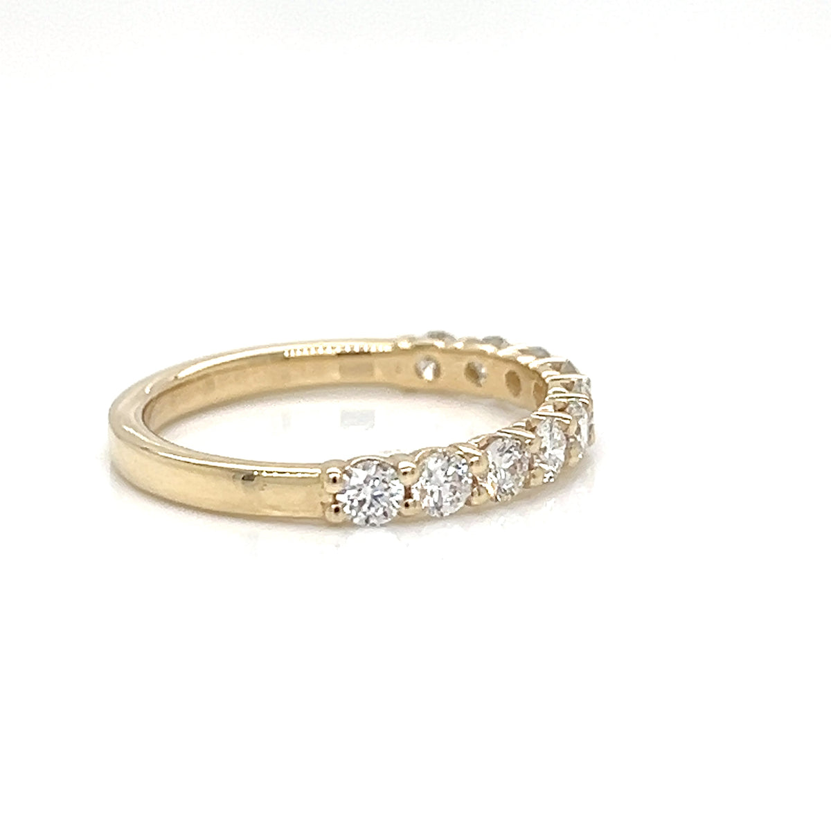 One Lady's DANIEL JOSEPH 14 Karat Yellow Women's Diamond Wedding Band