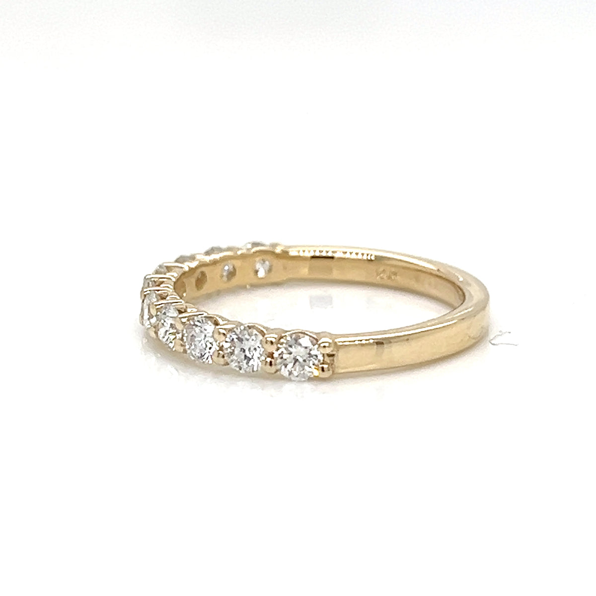 One Lady's DANIEL JOSEPH 14 Karat Yellow Women's Diamond Wedding Band