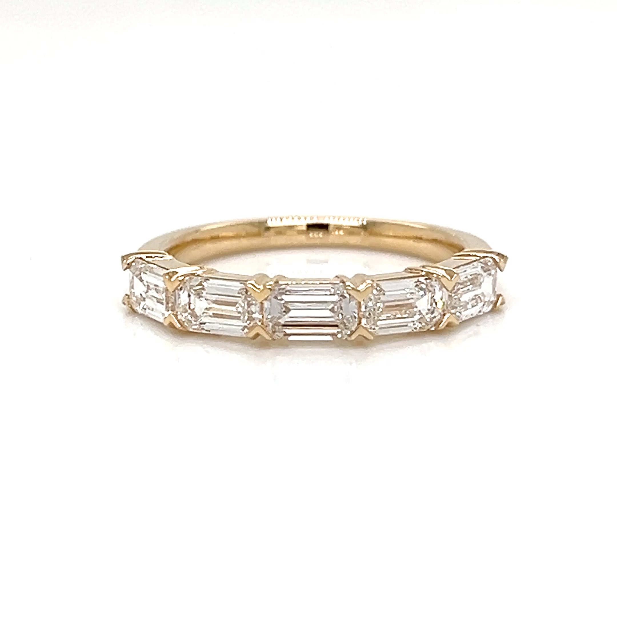 One Lady's CLASSIC GROWN Women's Lab Grown Diamond Wedding Band