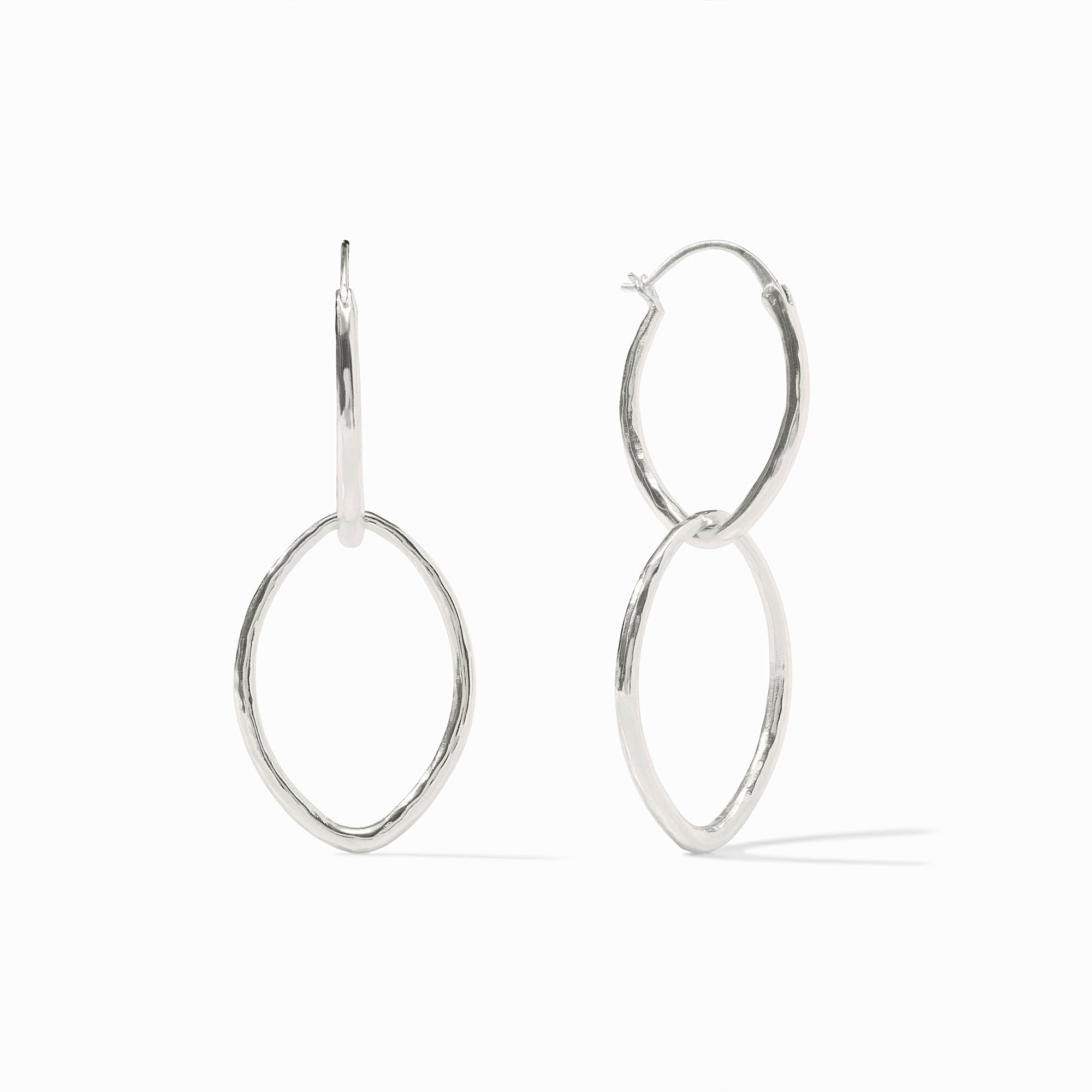 Lady's Earring Silver Brass