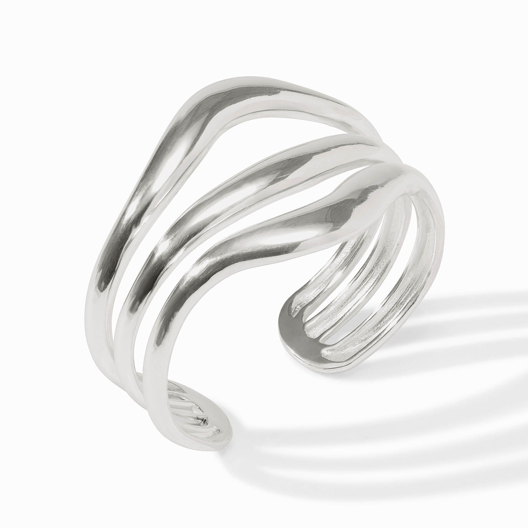 Lady's Cuff Silver Brass