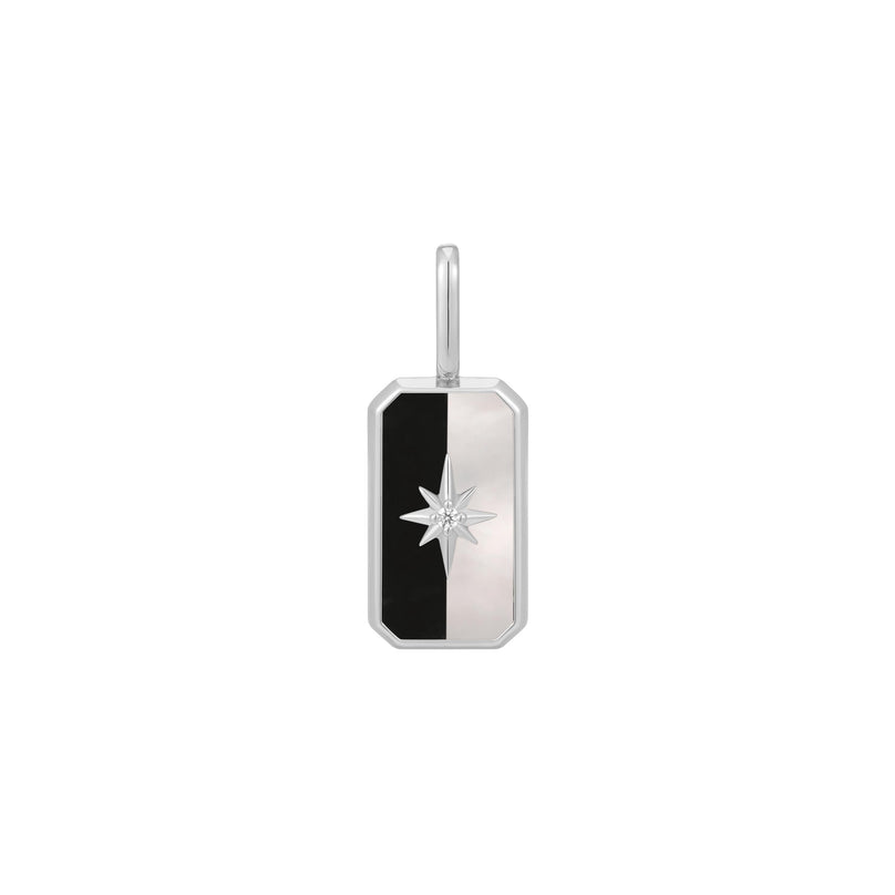 SILVER STAR TAG CHARM