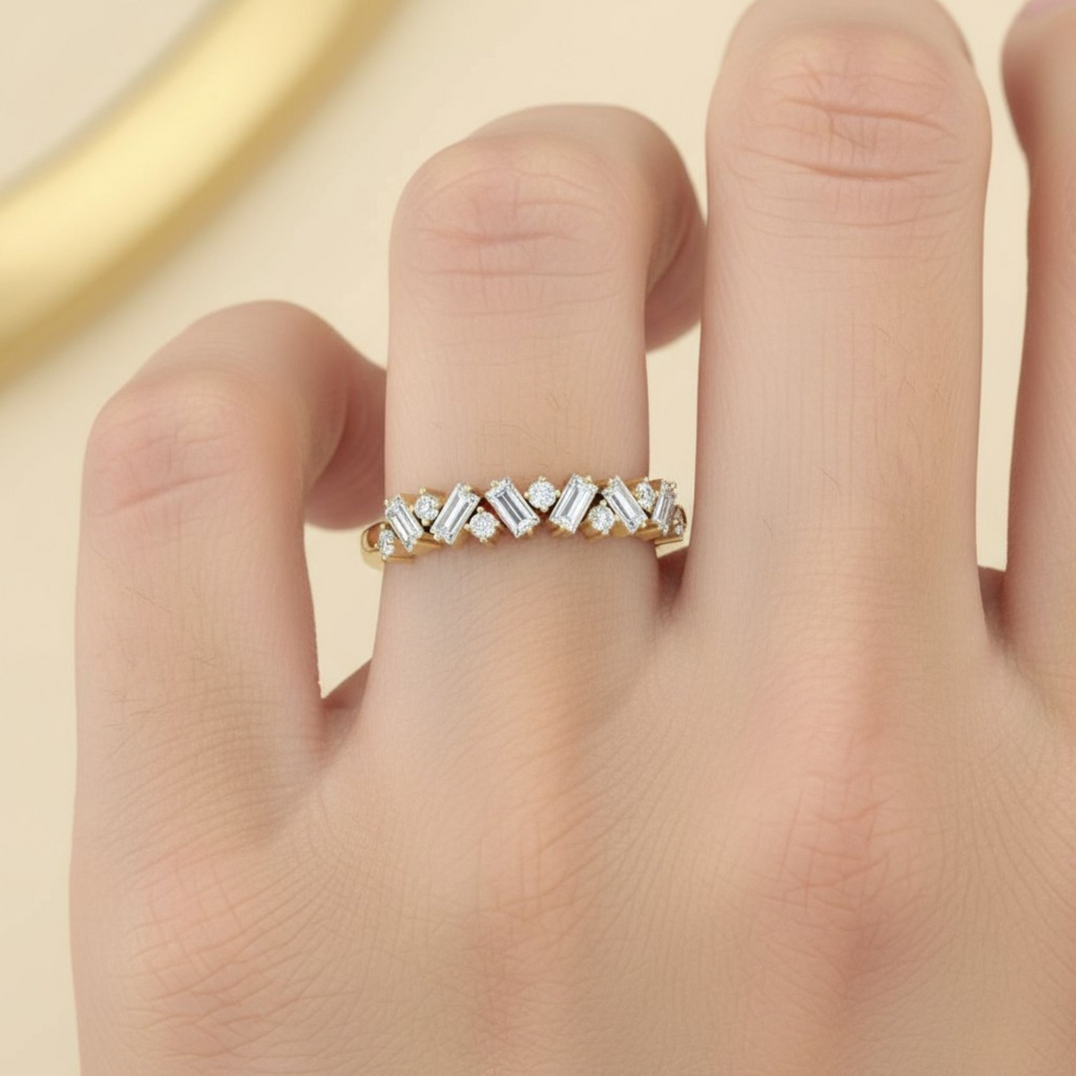 ROUND BAGUETTE STACK BAND