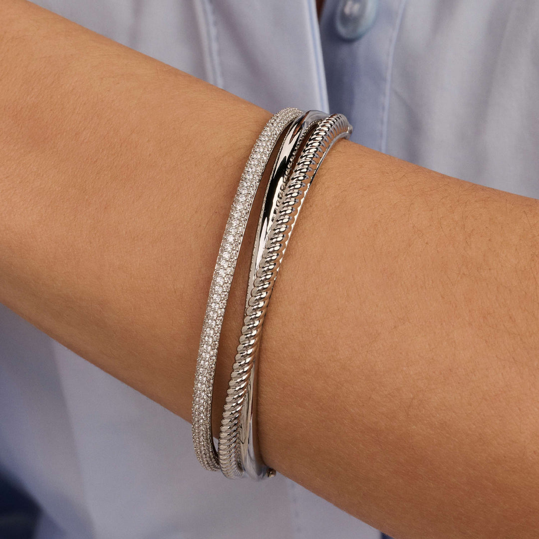 ZIRCONIA STRUCTURE BANGLE