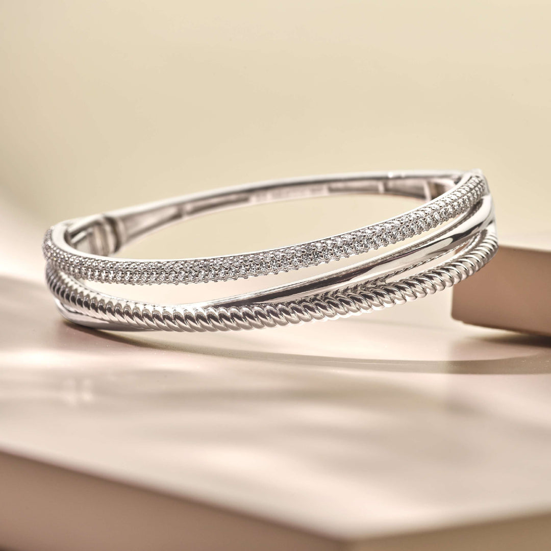 ZIRCONIA STRUCTURE BANGLE