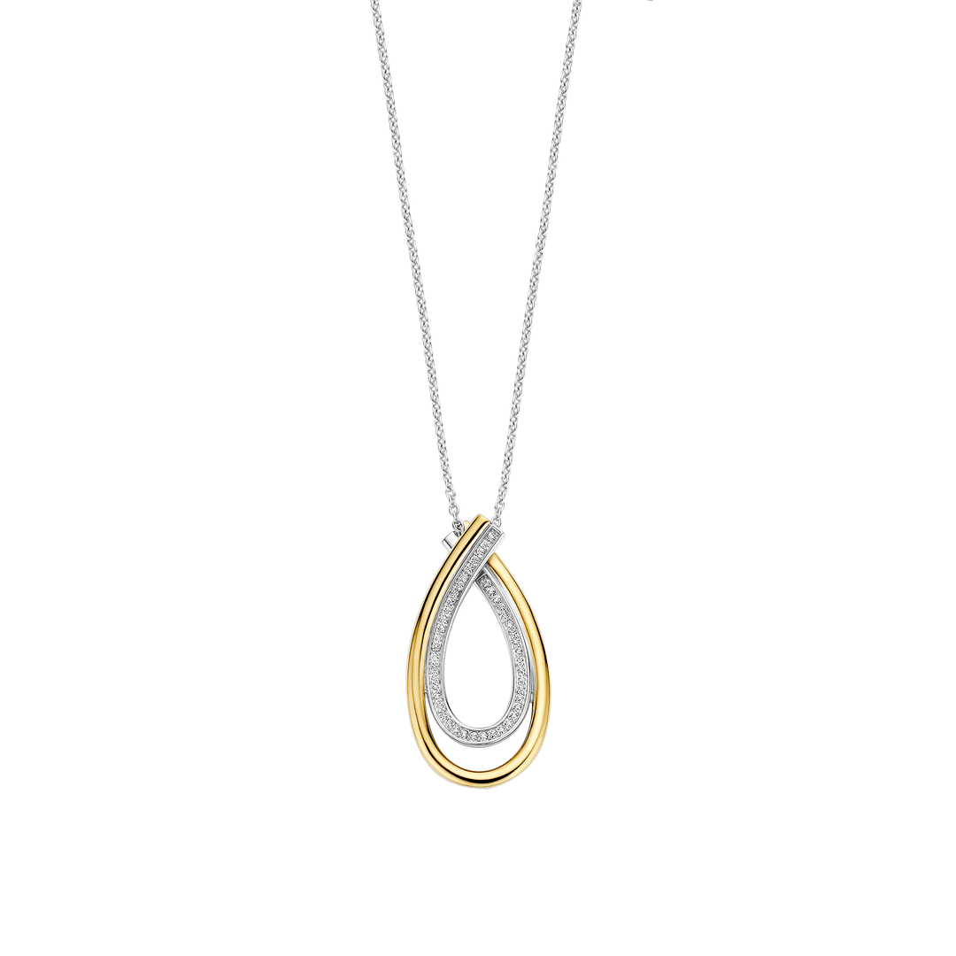 ORGANIC ZIRCONIA NECKLACE
