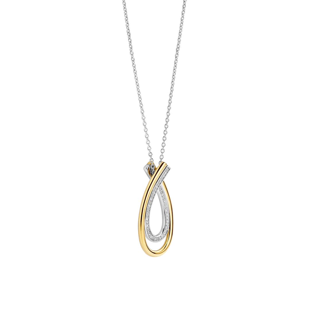 ORGANIC ZIRCONIA NECKLACE
