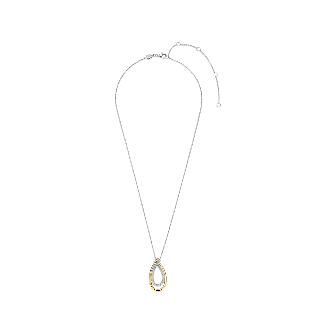 ORGANIC ZIRCONIA NECKLACE