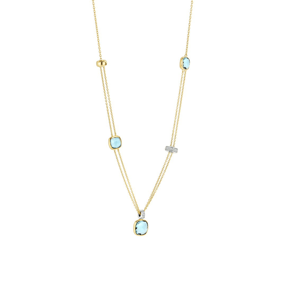 LAYERED CUSHION NECKLACE