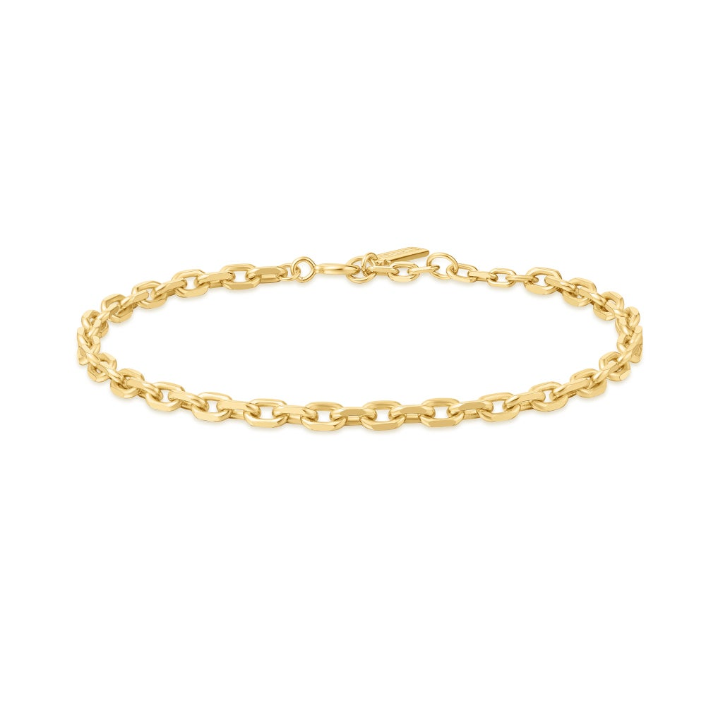 GOLD MEDIUM CHAIN BRACELET