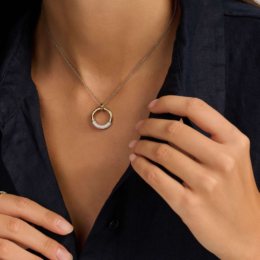 Sterling Silver Necklace Ti Sento Milano Made of