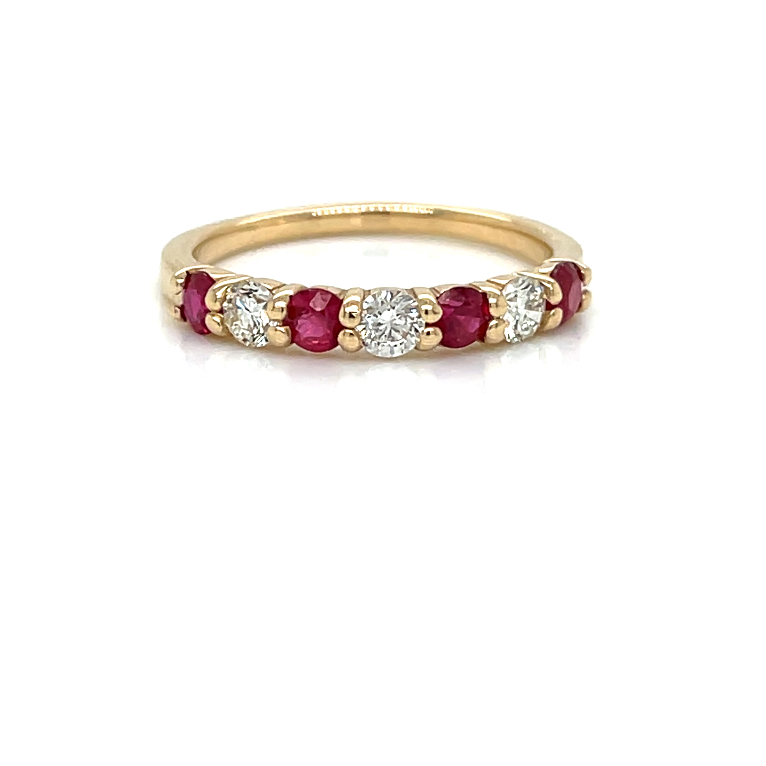 14KY DIA/RUBY RING 3RND DIA=.4