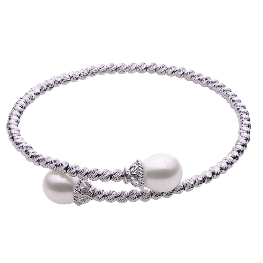 Sterling Silver Freshwater Pearl Brilliance Bracelet