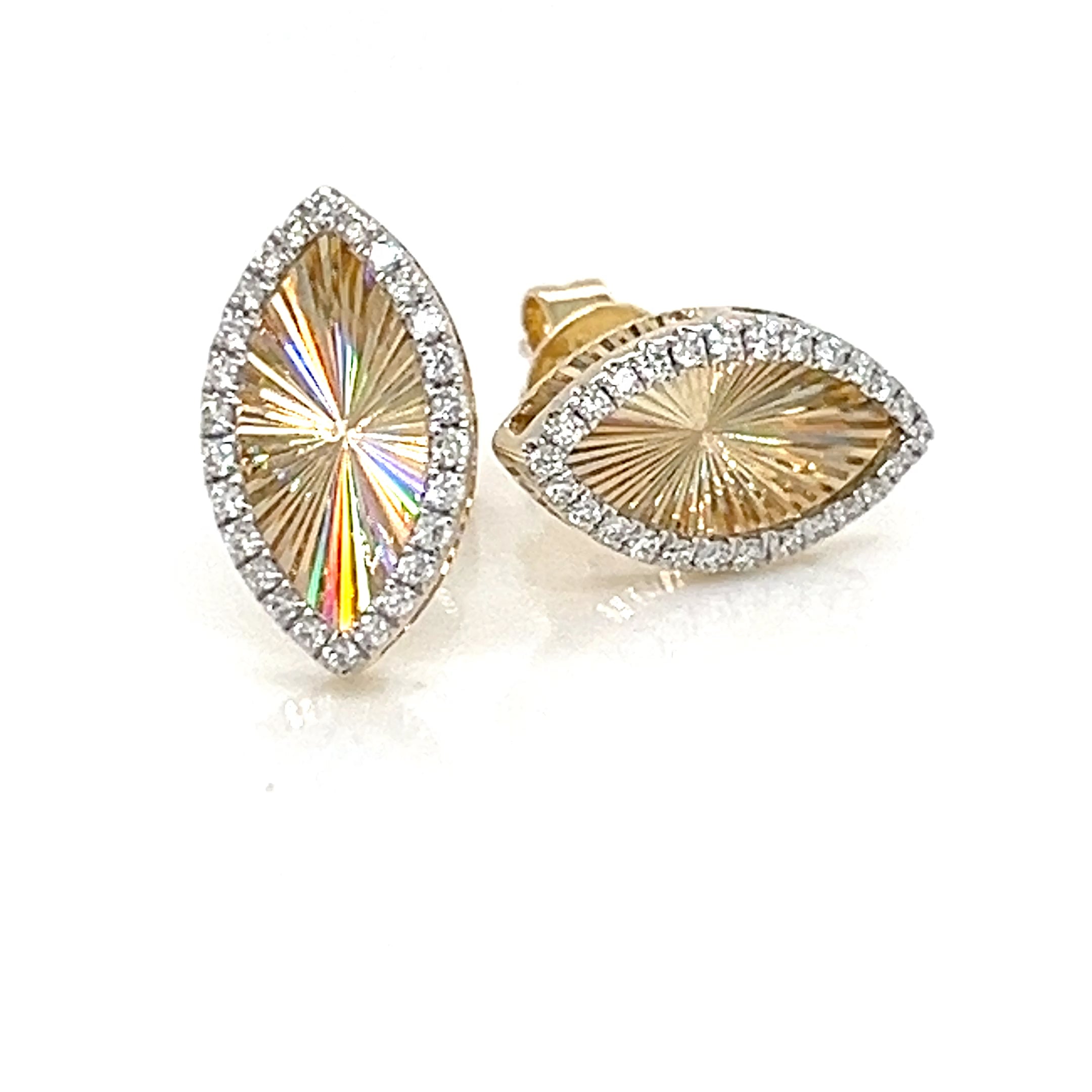 Lady's Earring 14 Karat Yellow