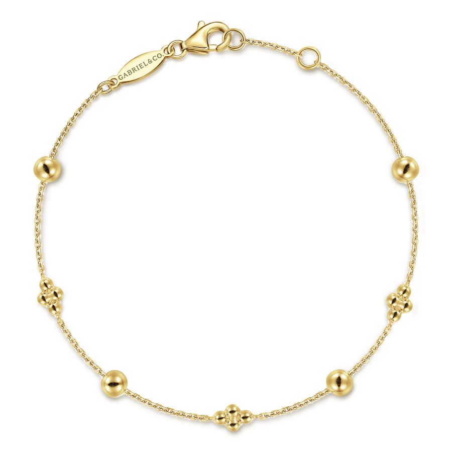 14K Yellow Gold Bujukan Bracelet