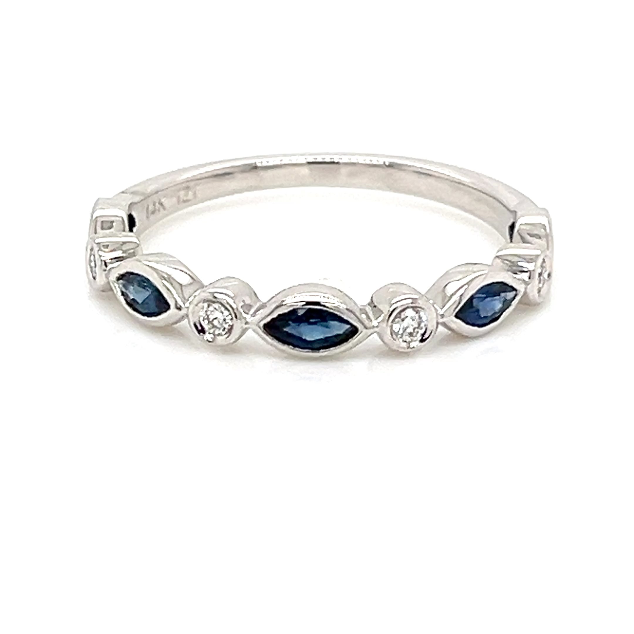 14KW DIA SAPHIRE RING