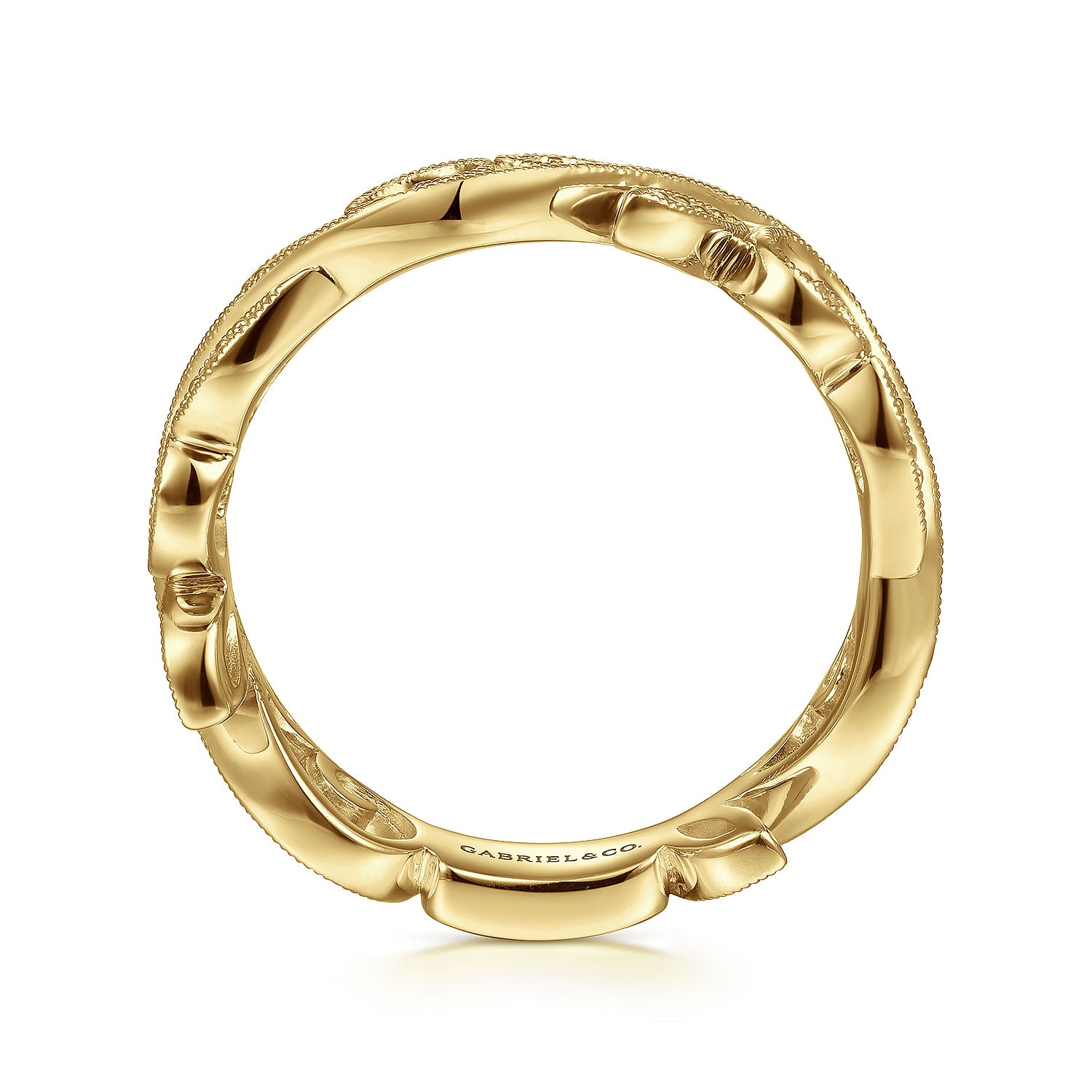 Lady's 14 Karat Yellow Engagem