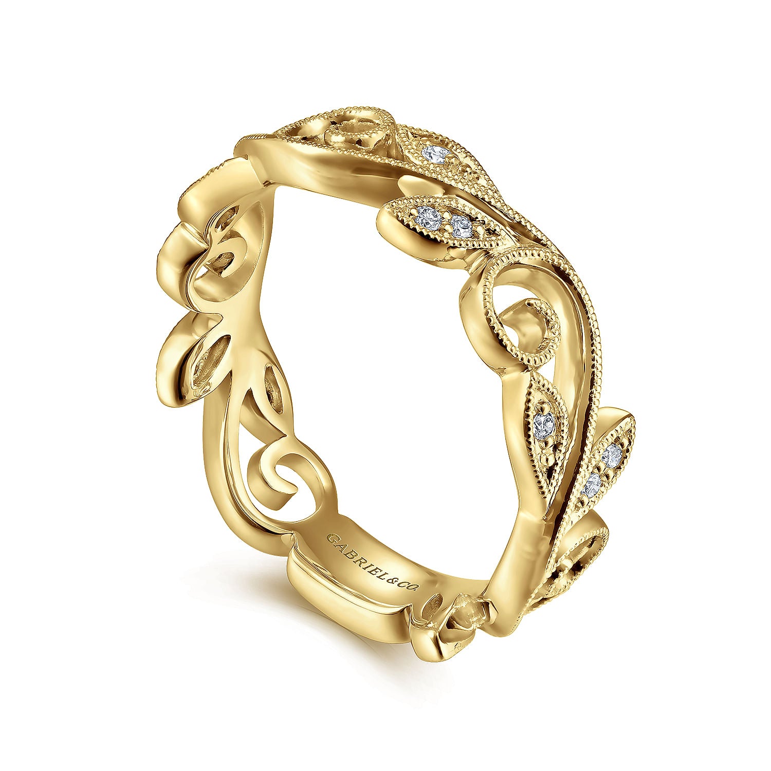 Lady's 14 Karat Yellow Engagem