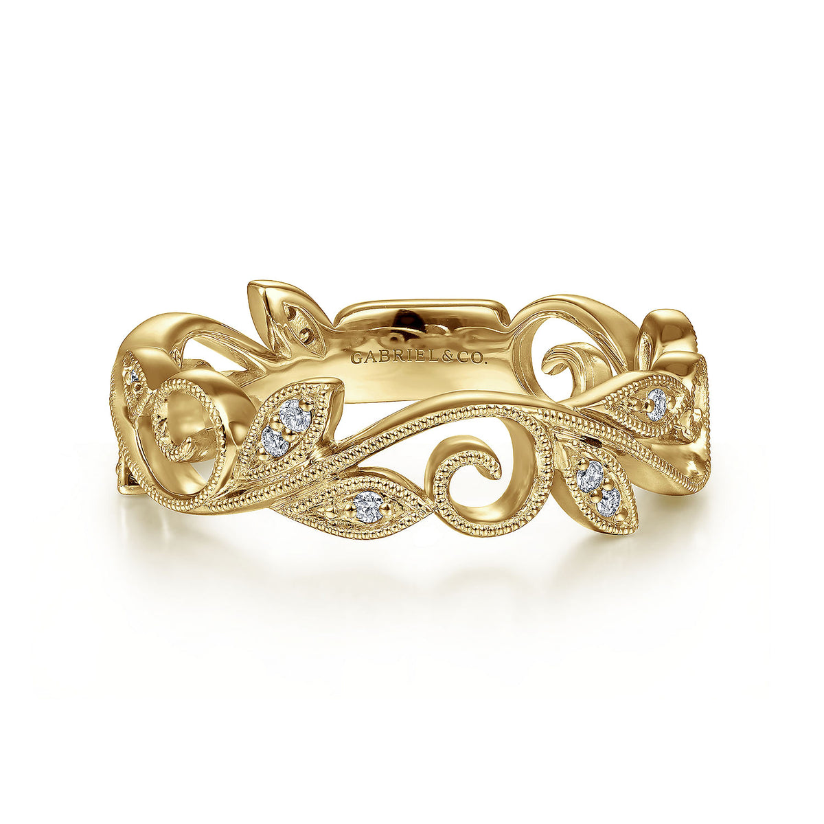 Lady's 14 Karat Yellow Engagem