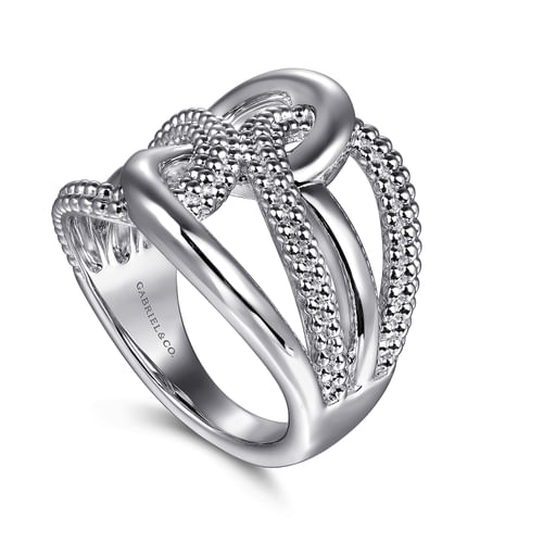 STERLING SILVER BUKUKAN TWISTED RING