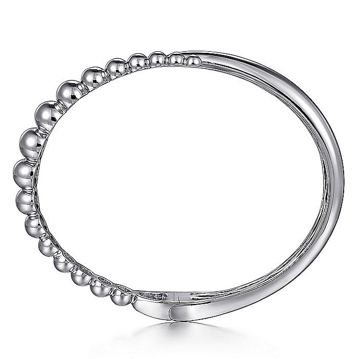 STERLING SILVER BUJUKAN BYPASS BANGLE