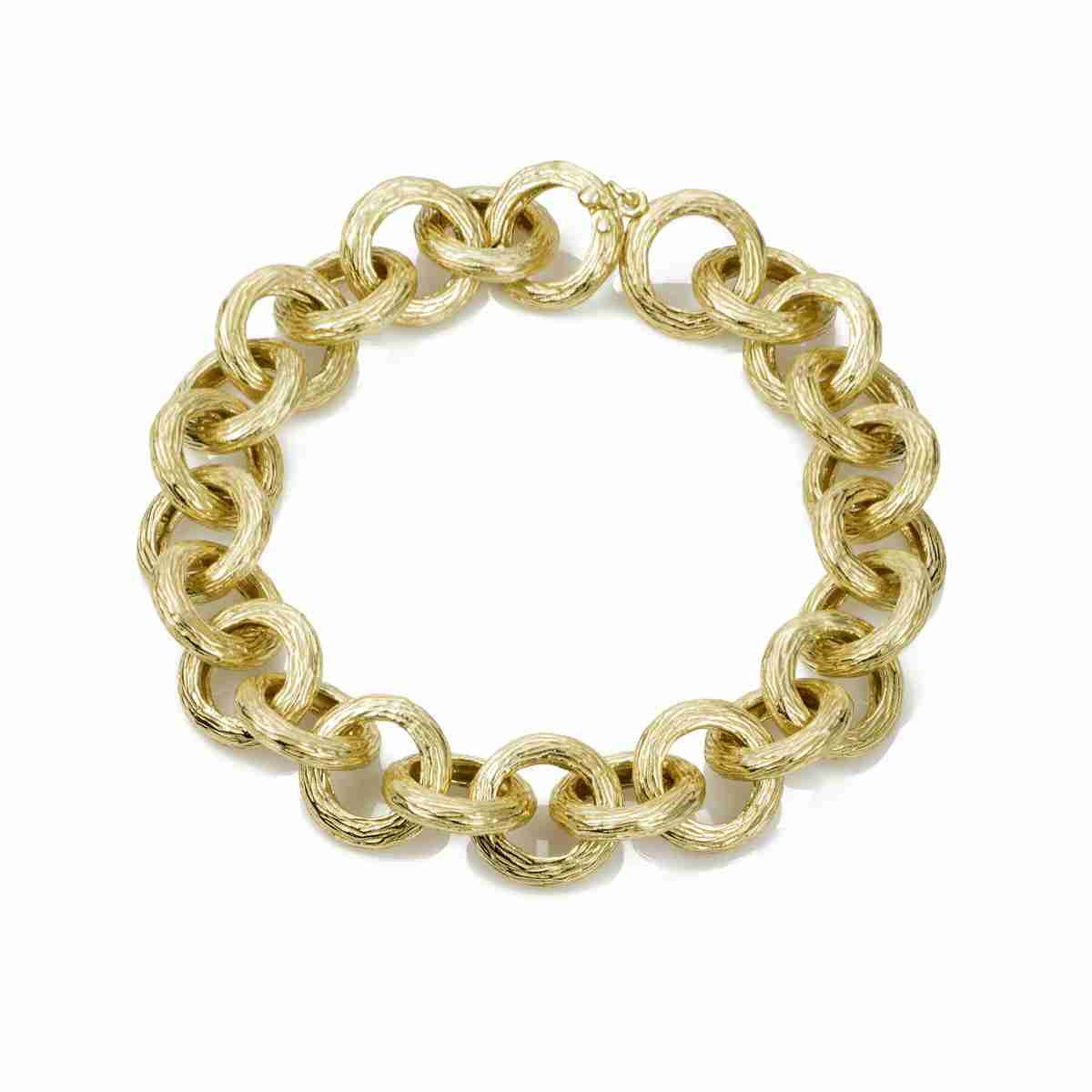 FLORENCE BRACELET IN SILVER .18K GOLD VERMEIL