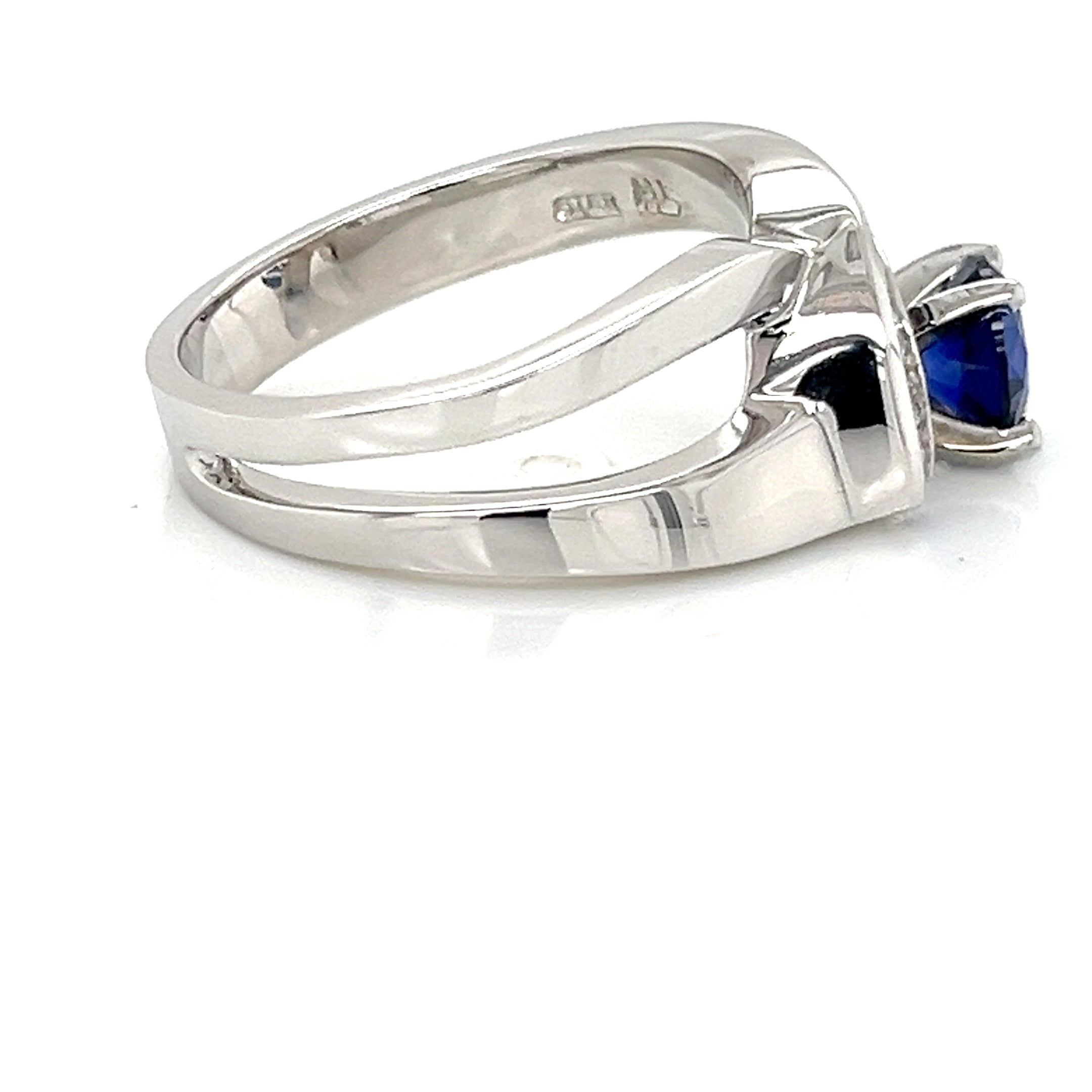 SS LAB GRWN SAP/DIA RG 9 LG RNDS