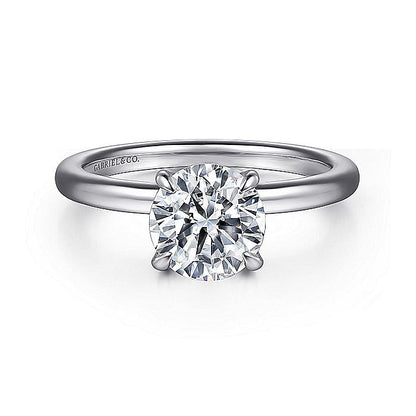 14KW HIDDEN HALO ENGAGEMENT RING