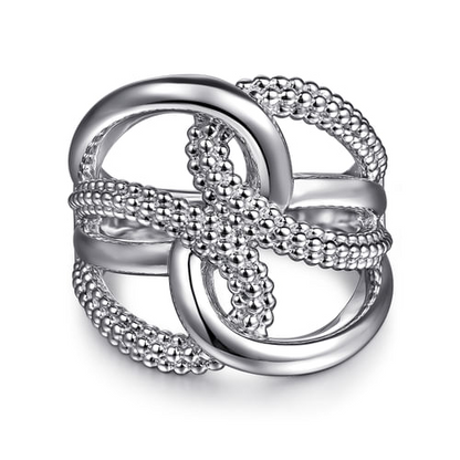 STERLING SILVER BUKUKAN TWISTED RING