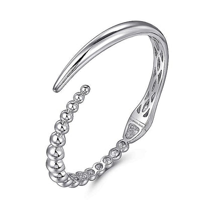 STERLING SILVER BUJUKAN BYPASS BANGLE