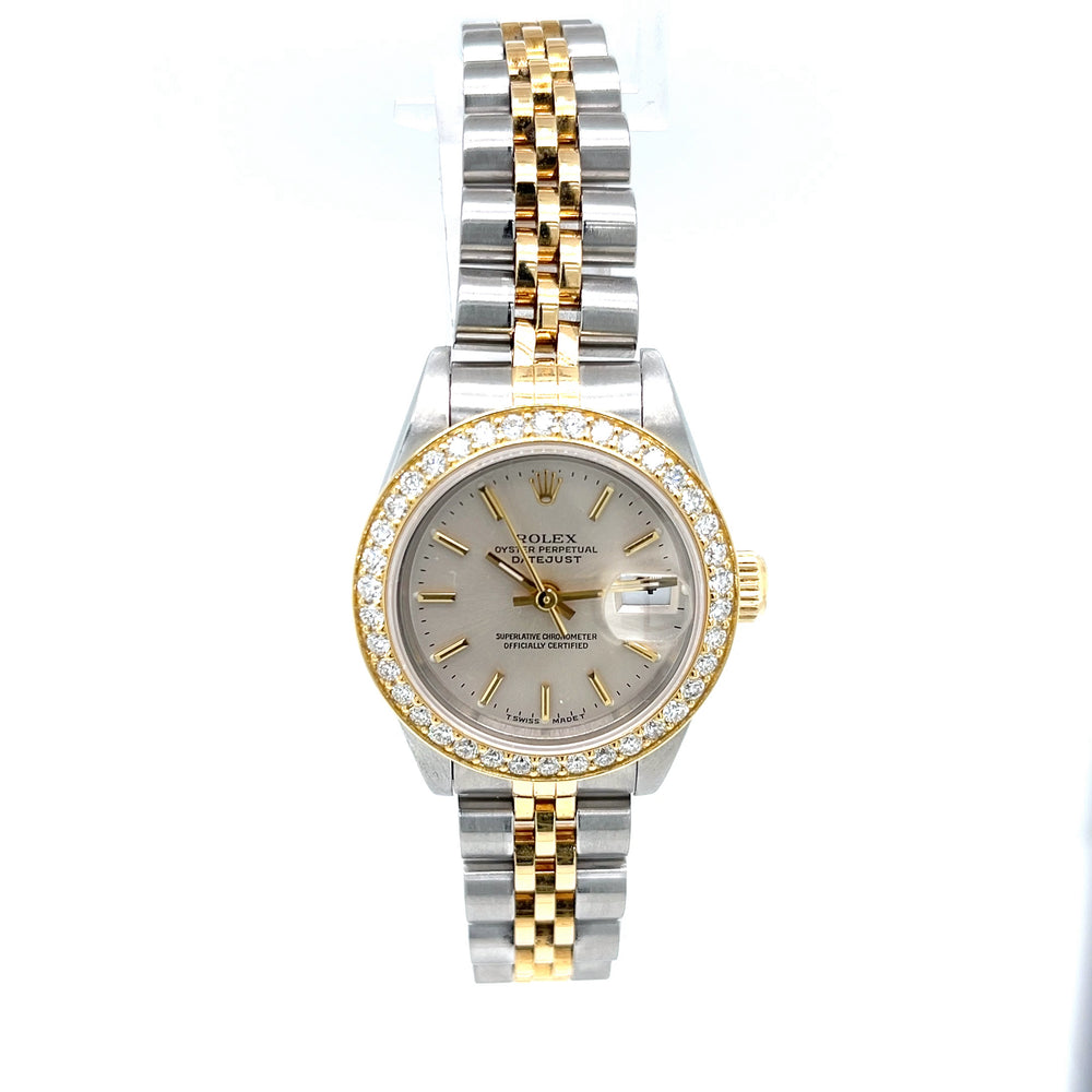 18K YELLOW AND STAINLESS ROLEX DATEJUST