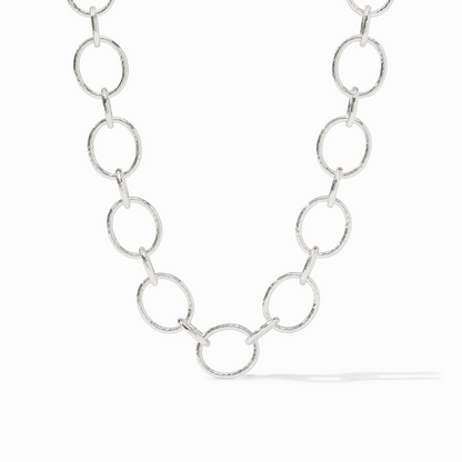 Lady's Necklace Silver Brass