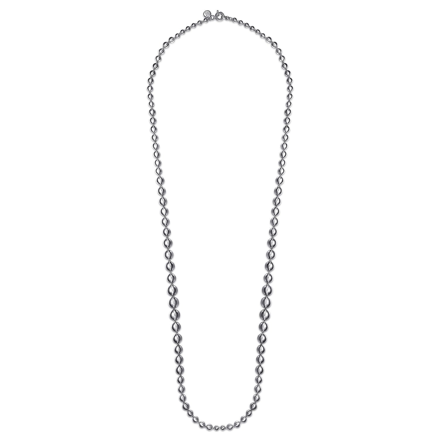 STERLING SILVER BUJUKAN BEADS CHAIN NECKLACE