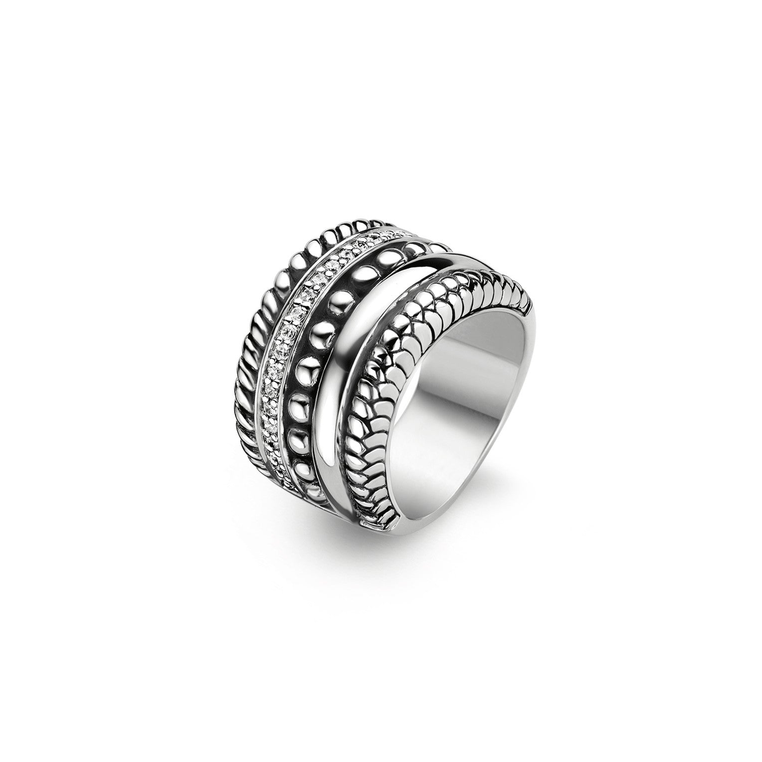 SS CZ 5-ROW BAND