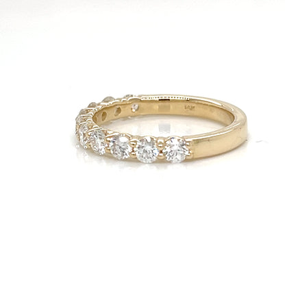 One Lady's DANIEL JOSEPH 14 Karat Yellow Women's Diamond Wedding Band