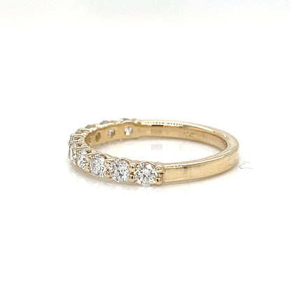 One Lady's DANIEL JOSEPH 14 Karat Yellow Women's Diamond Wedding Band