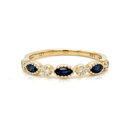 One Lady's IZI CREATIONS 14 Karat Yellow Women's Colored Stone Ring