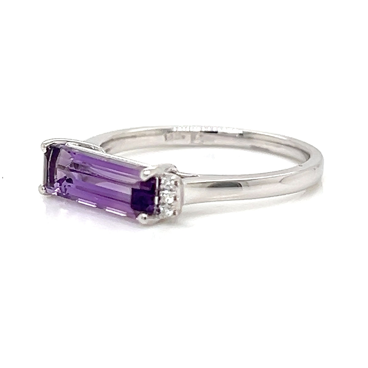 One Lady's LEGENDJEWELRYINC 14 Karat White Women's Colored Stone Ring