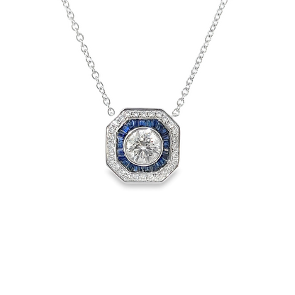Lady's Lab Grown Diamond Pendant