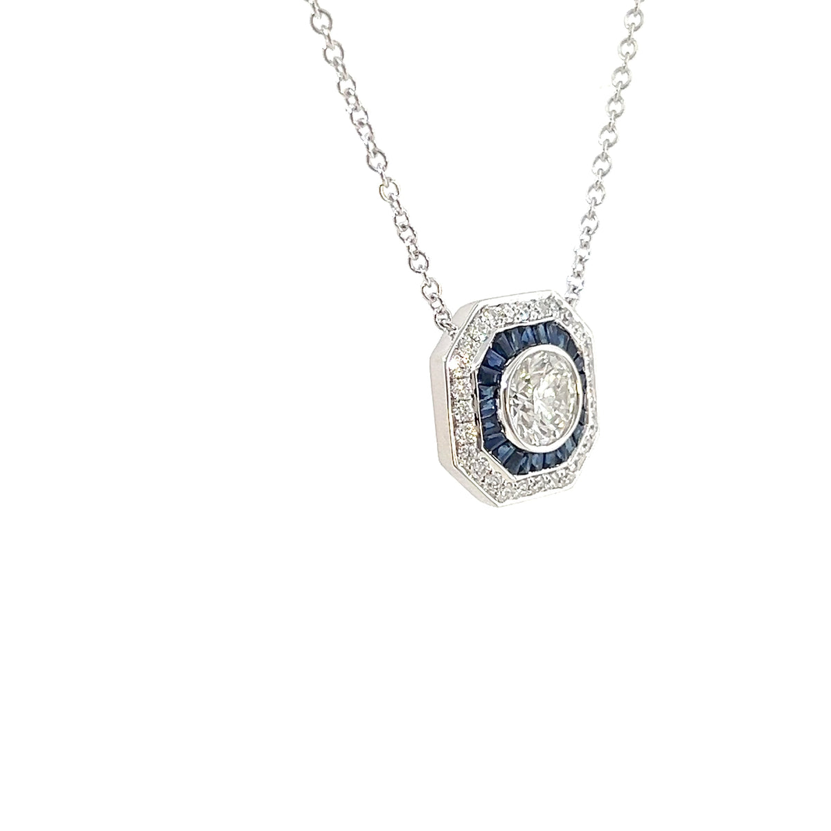 Lady's Lab Grown Diamond Pendant