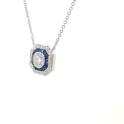 Lady's Lab Grown Diamond Pendant
