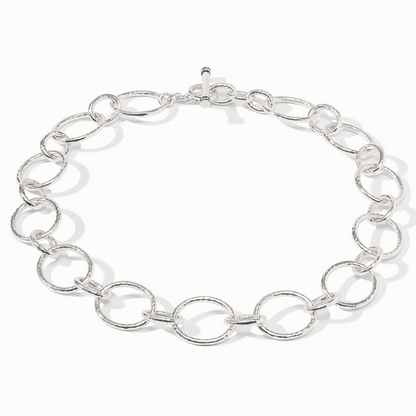 Lady's Necklace Silver Brass