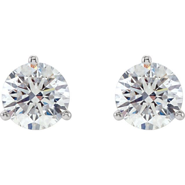 Earring 14 Karat White