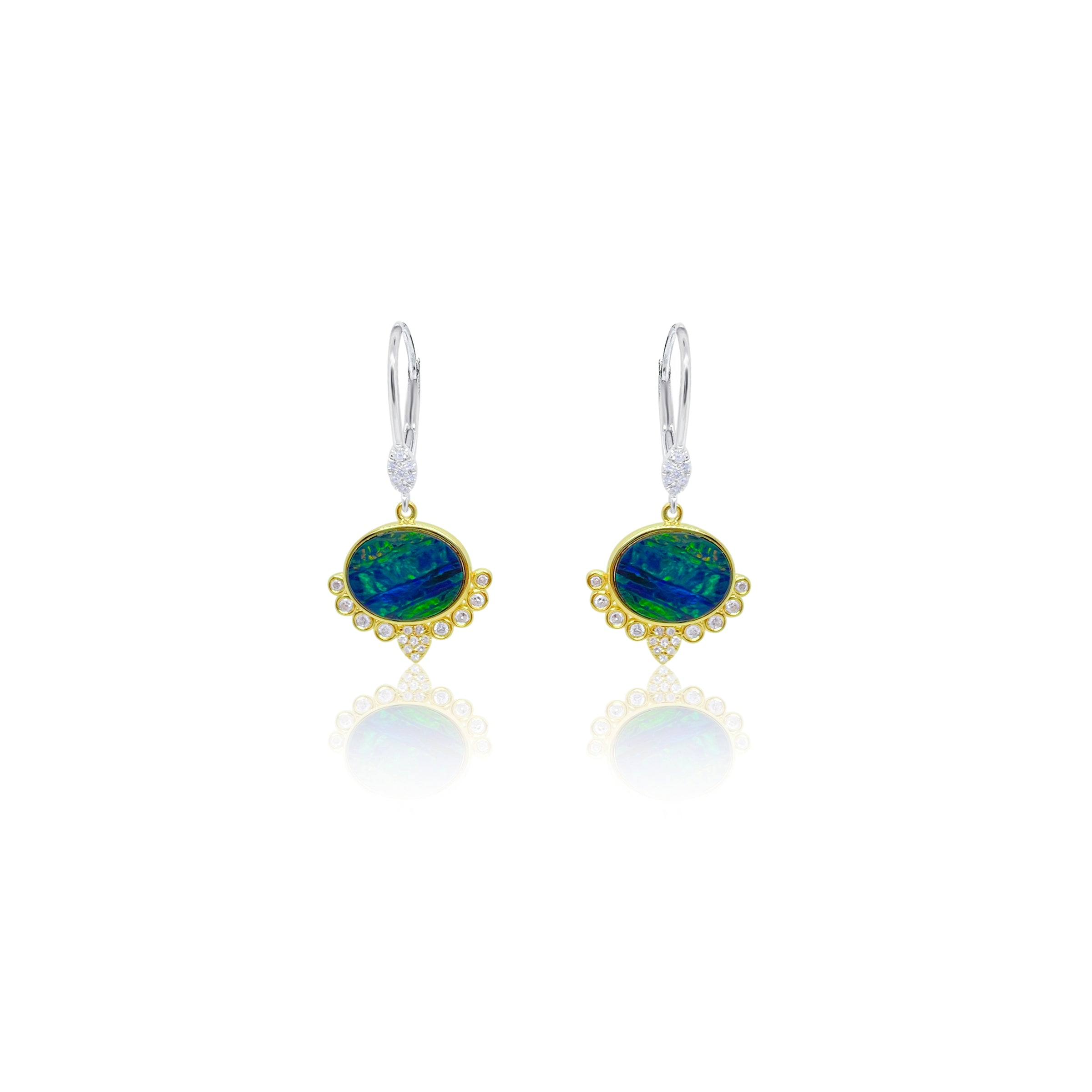 Lady's Opal Earrings