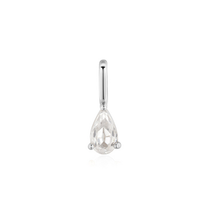SILVER TEAR DROP CHARM