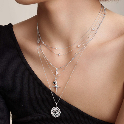 SILVER TEAR DROP CHARM