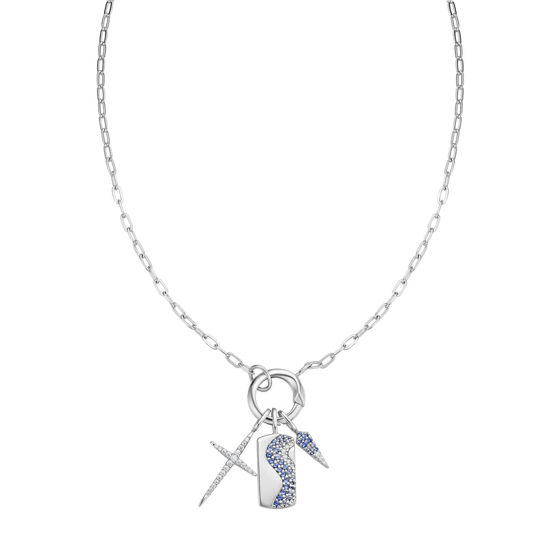 SILVER CROSS CHARM