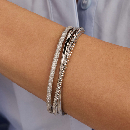 ZIRCONIA STRUCTURE BANGLE