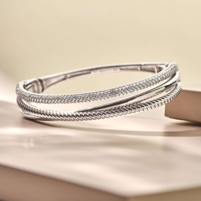 ZIRCONIA STRUCTURE BANGLE