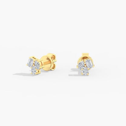 MULTI SHAPE CLUSTER STUDS